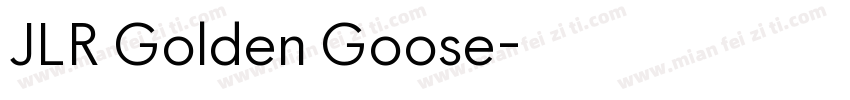 JLR Golden Goose字体转换